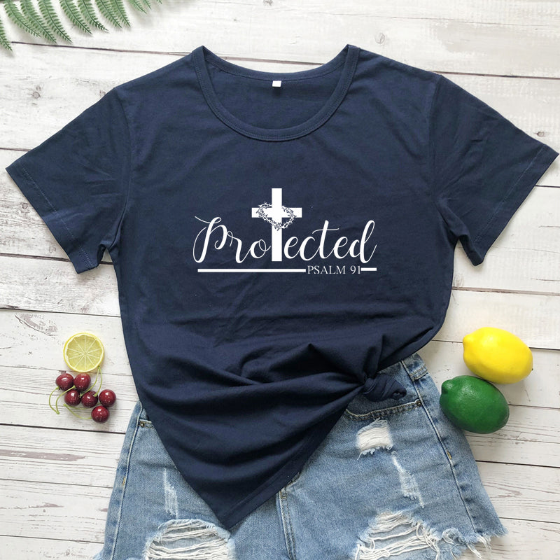 Christian Psalm 91 "Protected" T-shirts