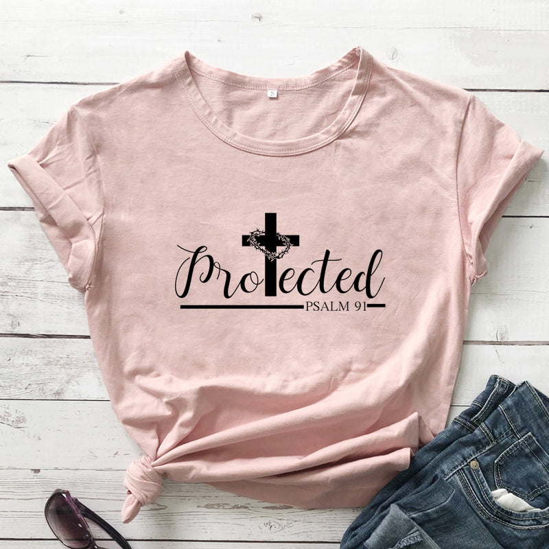 Christian Psalm 91 "Protected" T-shirts