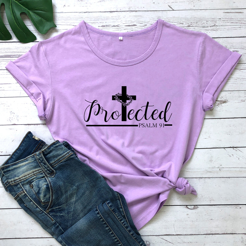 Christian Psalm 91 "Protected" T-shirts