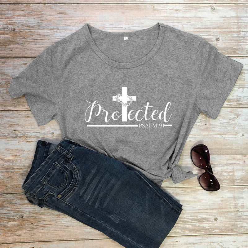 Christian Psalm 91 "Protected" T-shirts