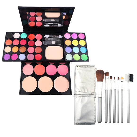 39 Pearlescent Colors Makeup Box Set with Brushes