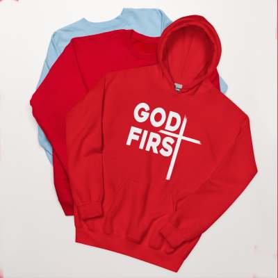 Christian "God First" Hoodie