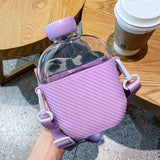 Big & Bold Oblique Cross Can Carry Water Bottle with Strap 680ml