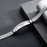 Bible Cross Stainless Steel Charm Adjustable Bracelet