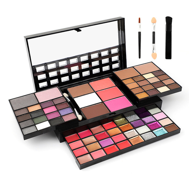 74 Colors Makeup Set: Lip Gloss Blush Eyeshadow