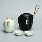 One Pot and Three Cups Travel Tea Set