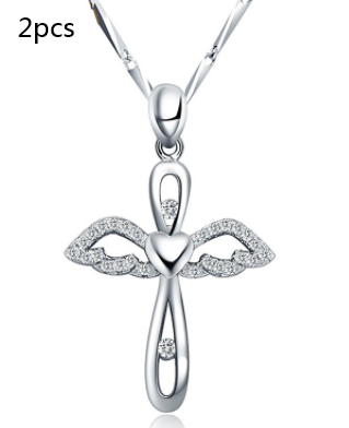 Hot Sale Clavicle Chain S925 Silver Cross Pendant Female Silver Jewelry