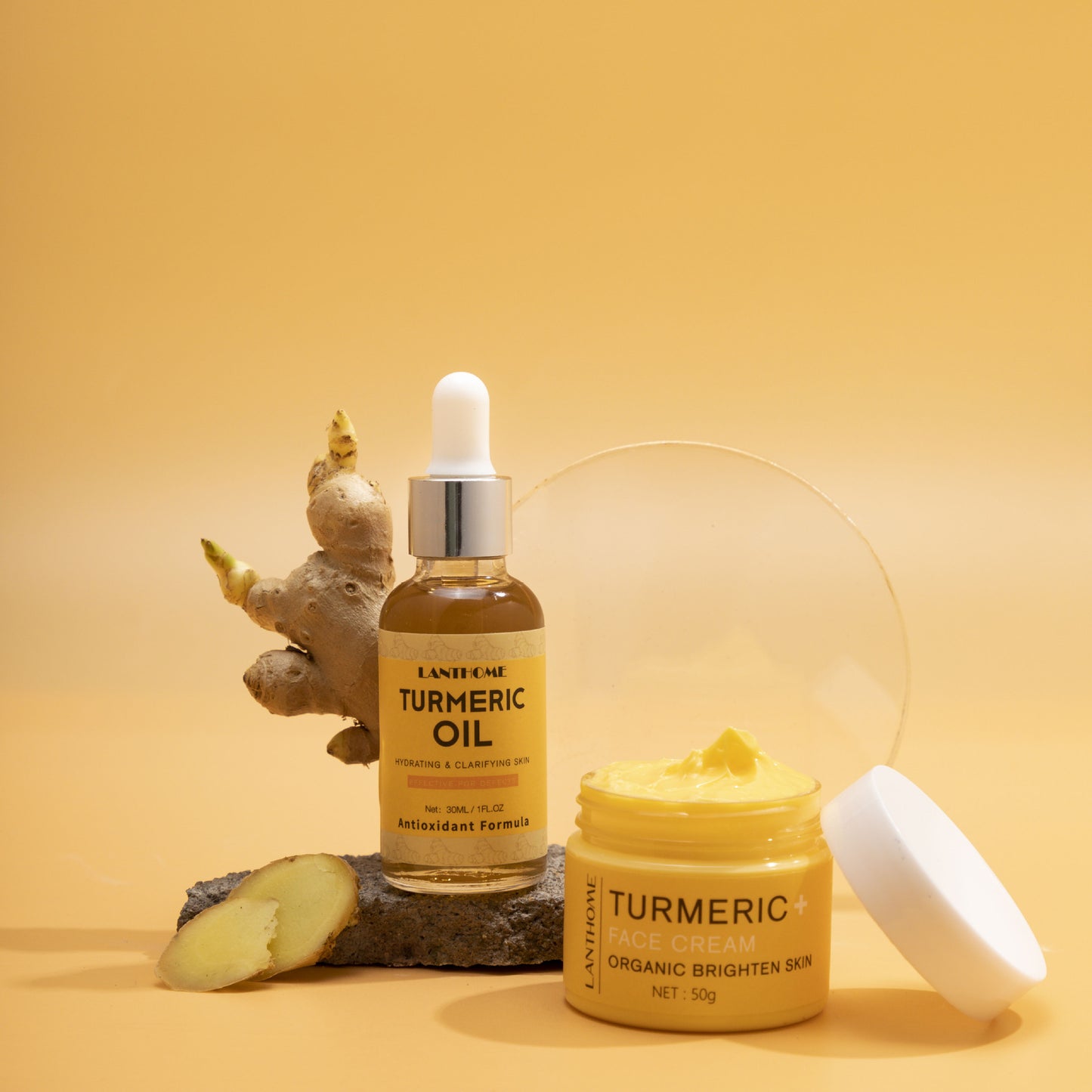 Turmeric Essential Oil Moisturizer, Brightens and Hydrates