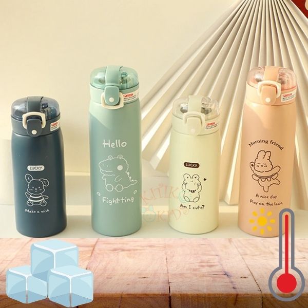 Cute Cartoon Characters Stainless Steel Tumbler 350ml 500ml