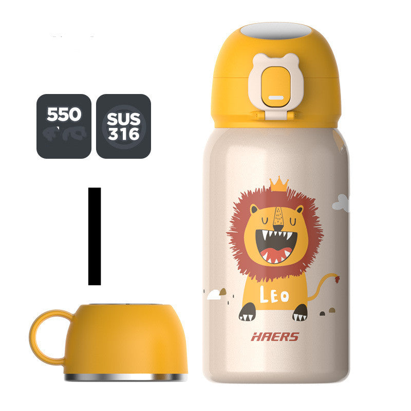 Cartoon Animal Characters Stainless Steel Tumbler 550ml