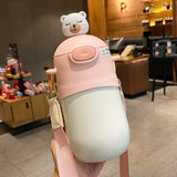 Big Baby Bear Insulation Tumbler with Strap 500ml