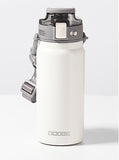 Sport Stainless Steel with Straw & Carrying Lanyard 600ml