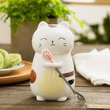 Cute Cat Ceramic Coffee Mug Cup With Spoon